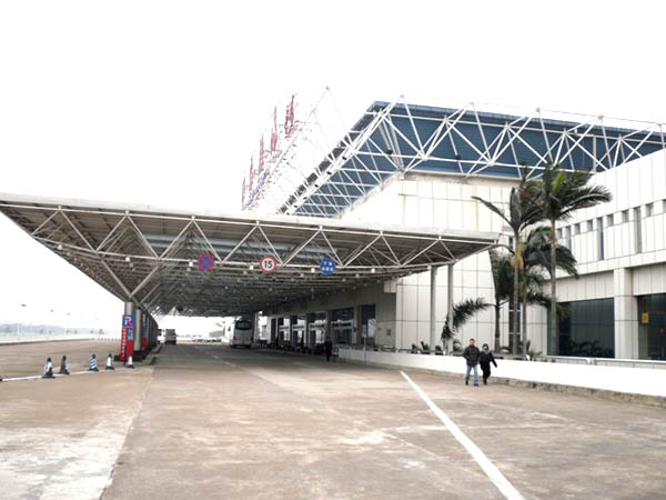 庄河汽车站网架实例